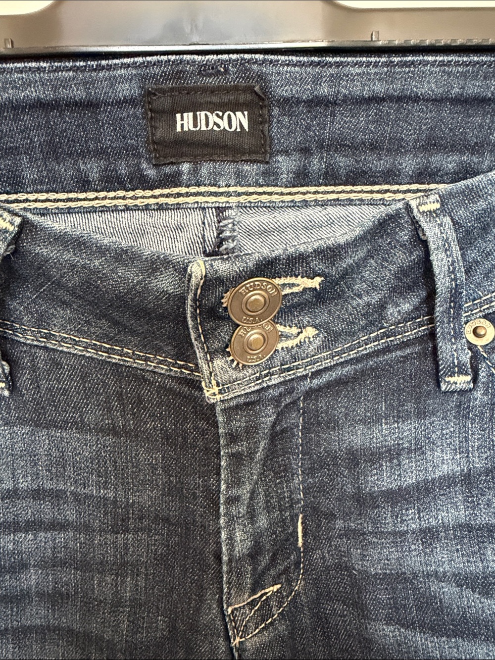 Hudson Jeans Dark Blue Ankle Skinny Jeans-size 26 - Picture 2 of 8
